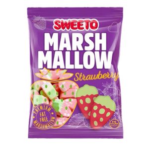 SWEETO - MARSHMALLOW STRAWBERRY 12x140gr