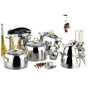 EVIMSARAY - VENUS DOWRY SET S-1566 GOLD