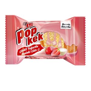 ETI - POPKEK WITH STRAWBERRY AND YOUGURT 24x60gr