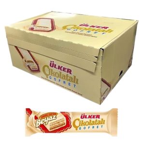 ULKER - CHOKOLATE WAFER WHITE 6x(24x35gr)