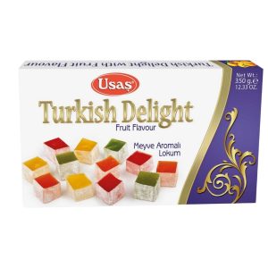 USAS - MIX FLAVORED TURKISH DELIGHT 12x350g