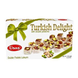 USAS - TURKISH DELIGHT WITH DOUBLE PISTACHIO 12x350g