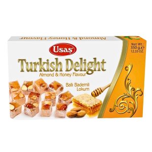 USAS - TURKISH DELIGHT WITH ALMOND AND HONEY 12x350g