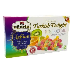 UGURLU - TURKISH DELIGHT WITH FRUITS SMALL 12x400gr