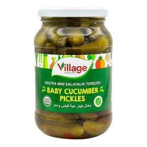 VILLAGE - MINI CUCUMBER PICKLES CORNISHON 12x500ml