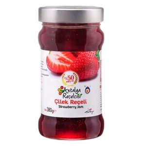 ANTALYA RECELCISI - STRAWBERRY JAM %50 FRUIT 12x380gr