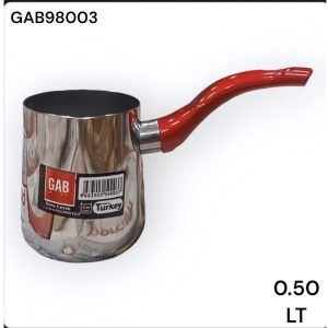 KITCHENWARE - DURU 0,5LT STEEL COFFEE POT  GAB98003