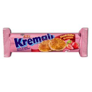 ETI - SANDVICH BISCUIT WITH STRAWBERRY CREAM 24x61gr