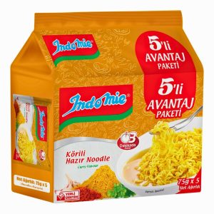 INDOMIE - NOODLE WITH CURRY 5u  8x75gr