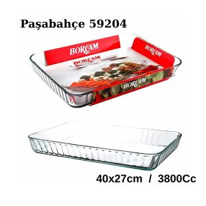 KITCHENWARE - BORCAM RECTANGULAR TRAY 40x27cm  6x  (59204)