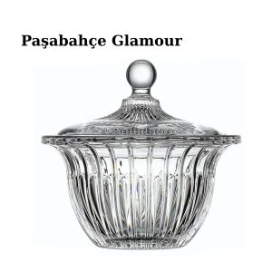 KITCHENWARE - GLAMOUR SUGAR CUP WITH COVER 4x  98555