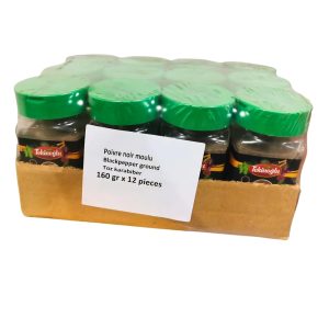 TEKINOGLU - BLACK PEPPER POWDER 12x160gr