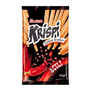 ULKER - KRISPI STICK CRACKER HOT 15x43gr